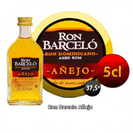 Ron Barcelo Miniatura (12 Botellas)