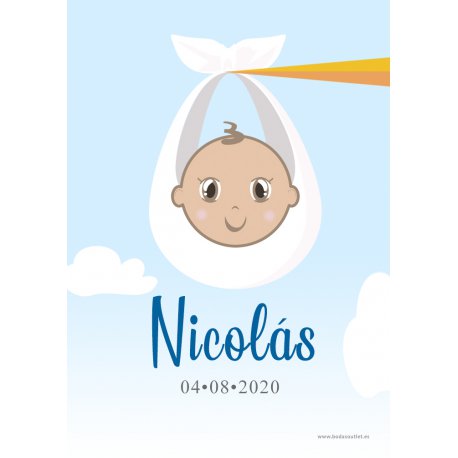Pegatinas para Baby Shower Niño (18)