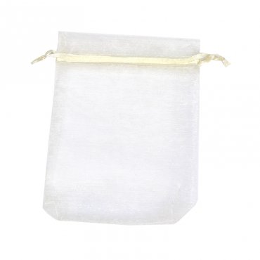 9 x 11 cm 100 bolsas de organza para joyas de boda QuickShop color blanco 