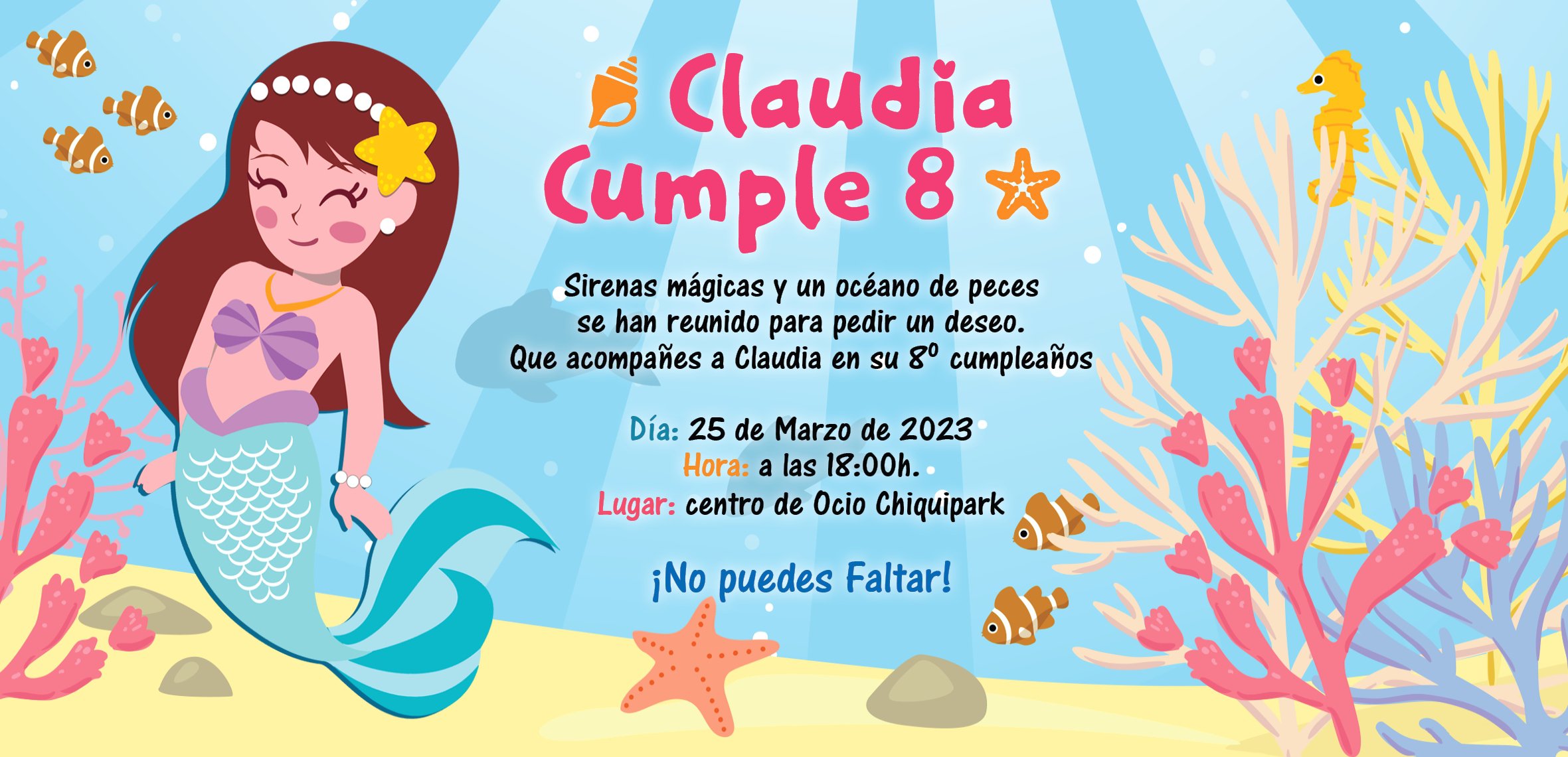 Diseños de Invitaciones de cumpleaños para niños y niñas 