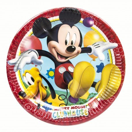 Plato para Cumpleaños Baratos Mickey Mouse