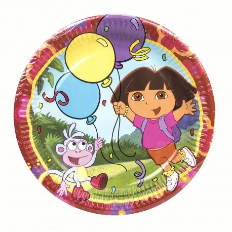 Platos para<strong> Cumpleaños </strong>de Dora la Exploradora