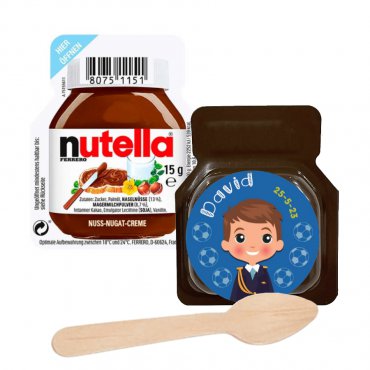 Mini Nutella barata Para Bautizos- Comuniones- Bodas- Detalles-Aniversario