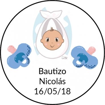 Pegatinas para Bautizo Niño (20)